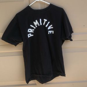 Black Primitive skateboarding t-shirt